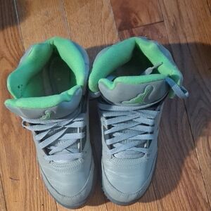 Jordan Kids Sneakers in Gray and Green